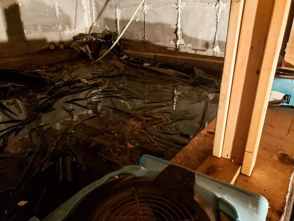Cost of Crawlspace Water Cleanup in Livonia
